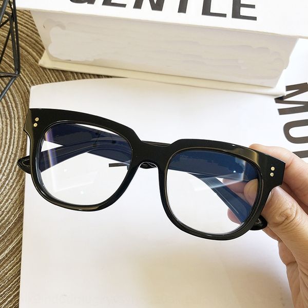 square anti-blue thick women's black square frame men's glasses anti-blue black thick frame glasses women's, Silver
square anti-blue thick women's black square frame men's glasses anti-blue black thick frame glasses women's, Silver