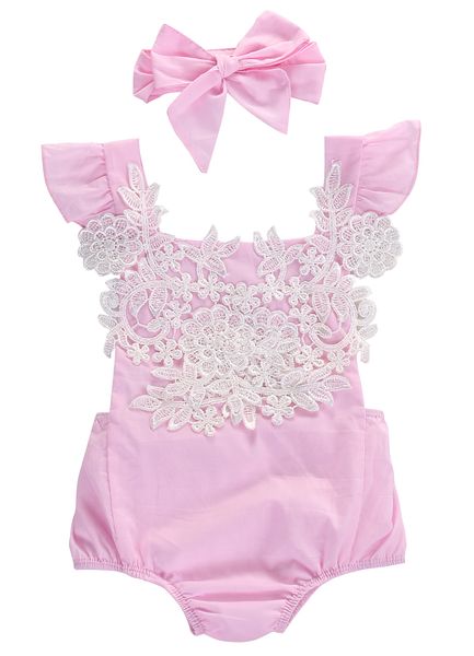 newborn baby girls lace floral jumpsuit headband outfits sunsuit clothes 0-18m, Blue
newborn baby girls lace floral jumpsuit headband outfits sunsuit clothes 0-18m, Blue