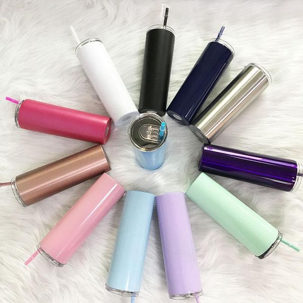 20oz skinny tumbler double wall drinking cups thermos bottle vacuum insulated stainless steel cup with matching color straws 08
20oz skinny tumbler double wall drinking cups thermos bottle vacuum insulated stainless steel cup with matching color straws 08