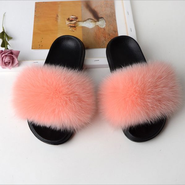 new popular style children genuine fox fur slipper wholesale kids baby fur slides, Black
new popular style children genuine fox fur slipper wholesale kids baby fur slides, Black