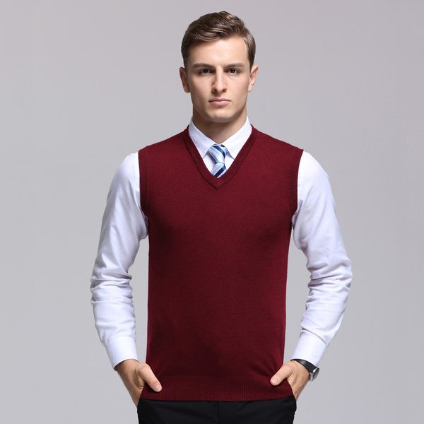 mrmt 2018 brand men's woolen vest base sleeveless for male woolen v-neck sweater vest, White;black
mrmt 2018 brand men's woolen vest base sleeveless for male woolen v-neck sweater vest, White;black