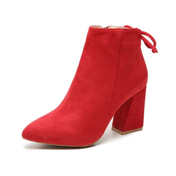 lace up suede boots block heel ankle boots for women fashion autumn winter shoes 2020 zipper red/black chunky boots heels
lace up suede boots block heel ankle boots for women fashion autumn winter shoes 2020 zipper red/black chunky boots heels