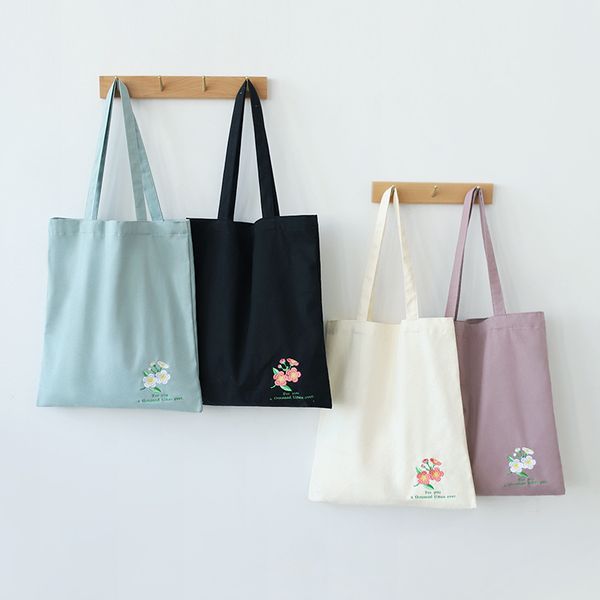 2020 canvas women shoulder bag women's cotton cloth shopping tote bags fashion flower embroidered pure eco-friendly handbags
2020 canvas women shoulder bag women's cotton cloth shopping tote bags fashion flower embroidered pure eco-friendly handbags