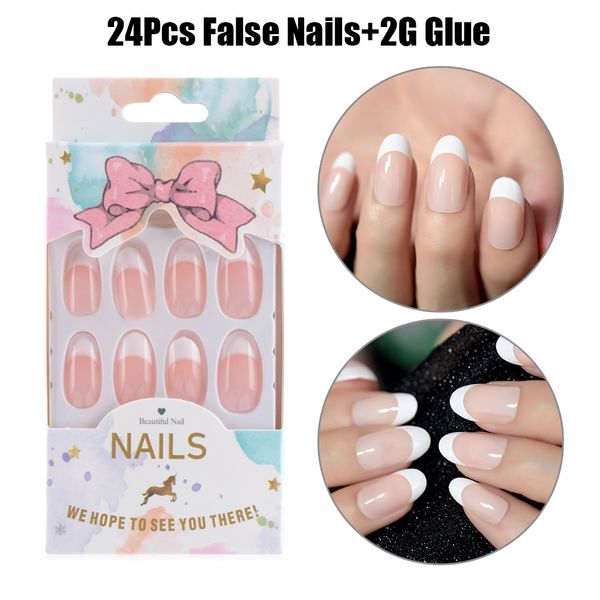 24pcs full cover natural light pink french false nail tips fake nails art tool with glue 3 types manicure nail beauty tool, Red;gold
24pcs full cover natural light pink french false nail tips fake nails art tool with glue 3 types manicure nail beauty tool, Red;gold