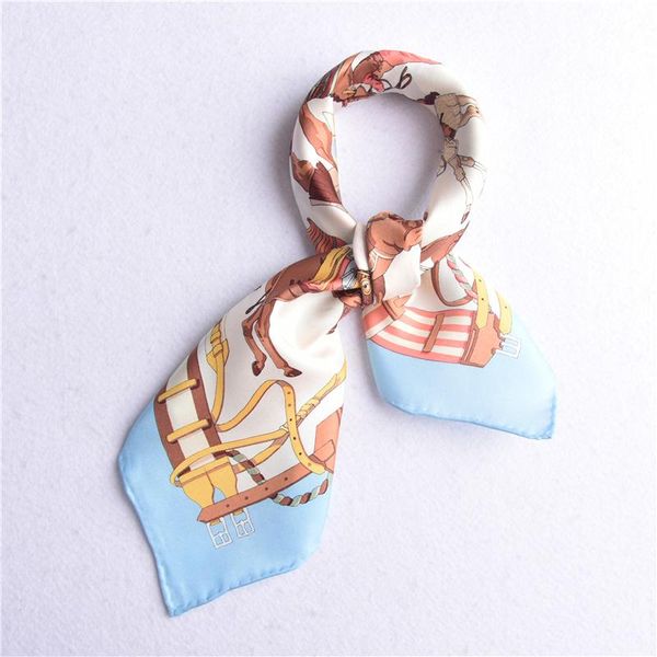 21quot small square 100 silk scarf neckerchief bandana hand rolled edges women ladies perfect gifts, Blue;gray
21quot small square 100 silk scarf neckerchief bandana hand rolled edges women ladies perfect gifts, Blue;gray