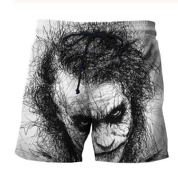 new fashion short pants clown funny 3d prints shorts women men hipster beach shorts ing, White;black
new fashion short pants clown funny 3d prints shorts women men hipster beach shorts ing, White;black