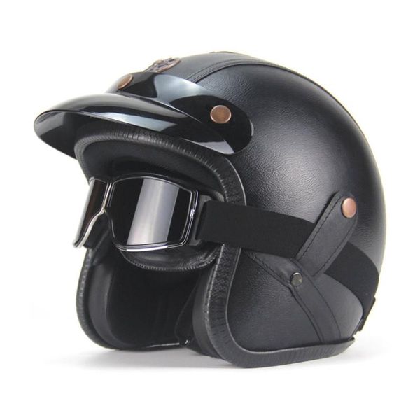 motorcycle german half face helmet chopper 3/4 leather helmet scooter half skull cap hat chopper with windglass
motorcycle german half face helmet chopper 3/4 leather helmet scooter half skull cap hat chopper with windglass