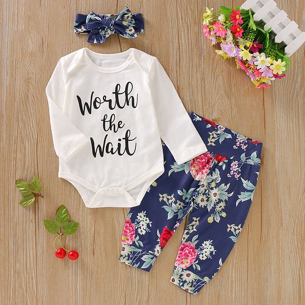 tracksuit for girls autumn long sleeve toddler kids baby girls cute letter print romper +floral pants+hair band 3pc outfits, White
tracksuit for girls autumn long sleeve toddler kids baby girls cute letter print romper +floral pants+hair band 3pc outfits, White