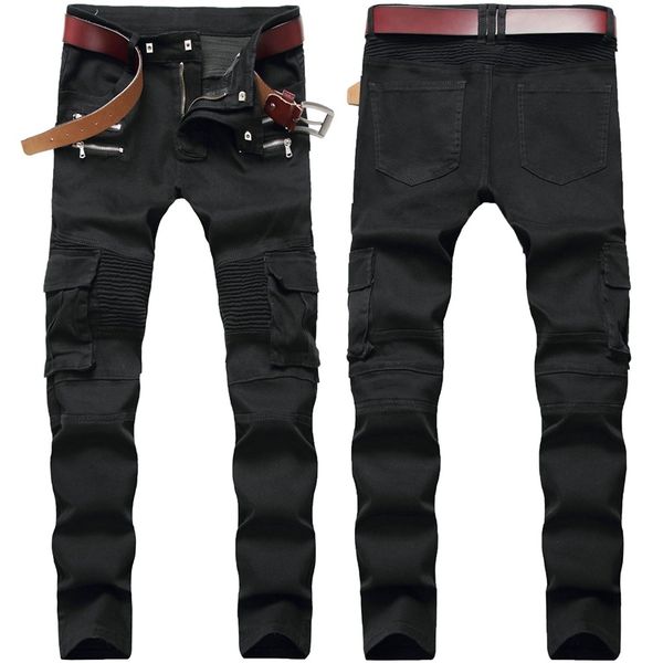 men distressed ripped skinny jeans fashion mens jeans slim motorcycle moto biker causal mens denim pants hip hop men jeans uolw, Blue
men distressed ripped skinny jeans fashion mens jeans slim motorcycle moto biker causal mens denim pants hip hop men jeans uolw, Blue