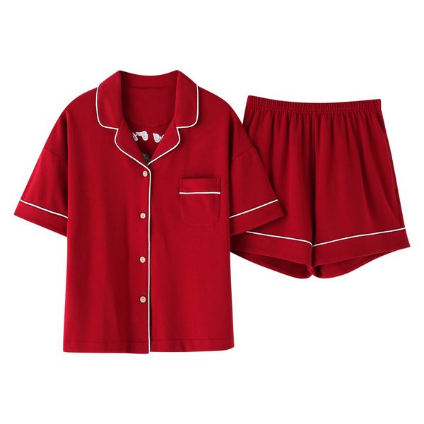 summer new loose pajama sets women flamingo embroidery print 2 pieces set short sleeve + shorts elastic waist pyjamas s93226, Blue;gray
summer new loose pajama sets women flamingo embroidery print 2 pieces set short sleeve + shorts elastic waist pyjamas s93226, Blue;gray