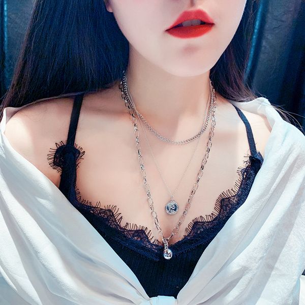 hip hop multi-storey necklace female retro korea beauty head necklace sweater chain accessories personality cool, Silver
hip hop multi-storey necklace female retro korea beauty head necklace sweater chain accessories personality cool, Silver