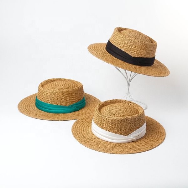sell woven paper straw boater sun hat for lady women men
sell woven paper straw boater sun hat for lady women men