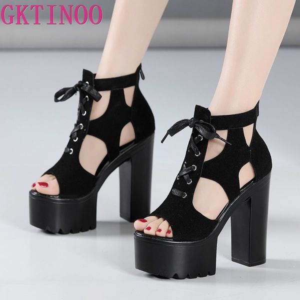 gktinoo 15cm heels platform sandals women shoes 2020 summer bandage high heels gladiator sandals ladies party model shoes 33-43, Black
gktinoo 15cm heels platform sandals women shoes 2020 summer bandage high heels gladiator sandals ladies party model shoes 33-43, Black