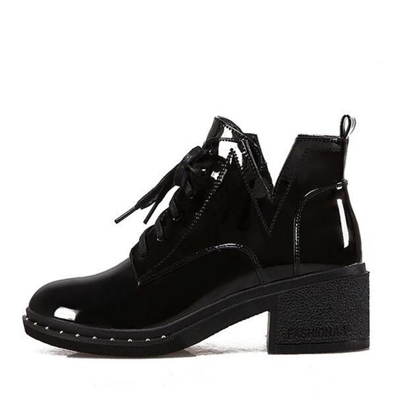 patent leather autumn winter boots for women black lace up oxford ankle boots ladies warm plush motorcycle platform boots
patent leather autumn winter boots for women black lace up oxford ankle boots ladies warm plush motorcycle platform boots