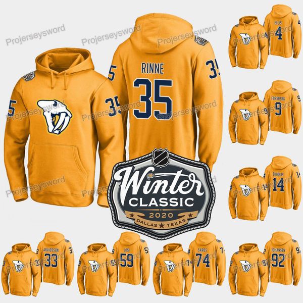 2020 Winter Classic Pekka Rinne Gold Hoodie Filip Forsberg Roman Josi Mikael Granlund Juuse Saros Ryan Johansen Ryan Ellis Arvidsson Jerseys
2020 Winter Classic Pekka Rinne Gold Hoodie Filip Forsberg Roman Josi Mikael Granlund Juuse Saros Ryan Johansen Ryan Ellis Arvidsson Jerseys