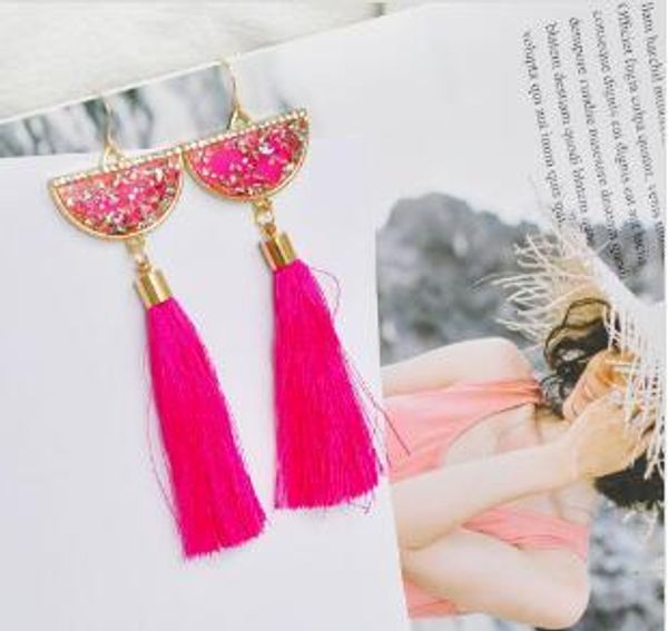 popular chinese style tassel earrings multicolored shell fan shaped fringe ear drop 6 colors good quality design women jewelry, Silver
popular chinese style tassel earrings multicolored shell fan shaped fringe ear drop 6 colors good quality design women jewelry, Silver