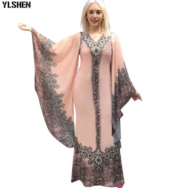 new african dresses for women dashiki print african clothes bazin riche slim ruffle sleeve v-neck evening long africa dress, Red
new african dresses for women dashiki print african clothes bazin riche slim ruffle sleeve v-neck evening long africa dress, Red