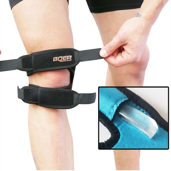 1pcs adjustable patella support knee brace protector sport kneepad straps with silicone absorption stip knee joint support, Black;gray
1pcs adjustable patella support knee brace protector sport kneepad straps with silicone absorption stip knee joint support, Black;gray