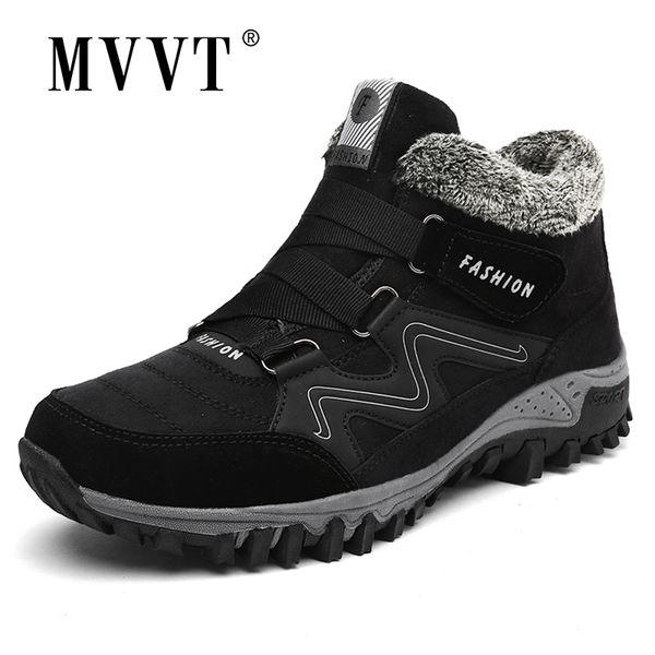 super warm men winter boots quality thickest snow boots men warm waterproof winter shoes men's ankle with fur, Black
super warm men winter boots quality thickest snow boots men warm waterproof winter shoes men's ankle with fur, Black