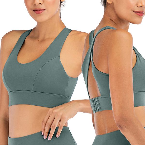 workout sports bras for women running yoga fitness backless clothes with pad thj99, White;black
workout sports bras for women running yoga fitness backless clothes with pad thj99, White;black