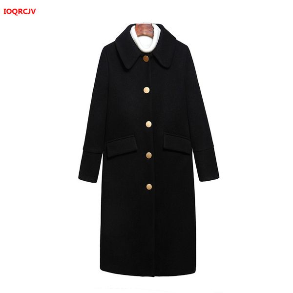 5xl plus size winter wool blend jacket 2019women thicken long overcoat long-sleeved loose single-breasted woolen coat black 1592
5xl plus size winter wool blend jacket 2019women thicken long overcoat long-sleeved loose single-breasted woolen coat black 1592