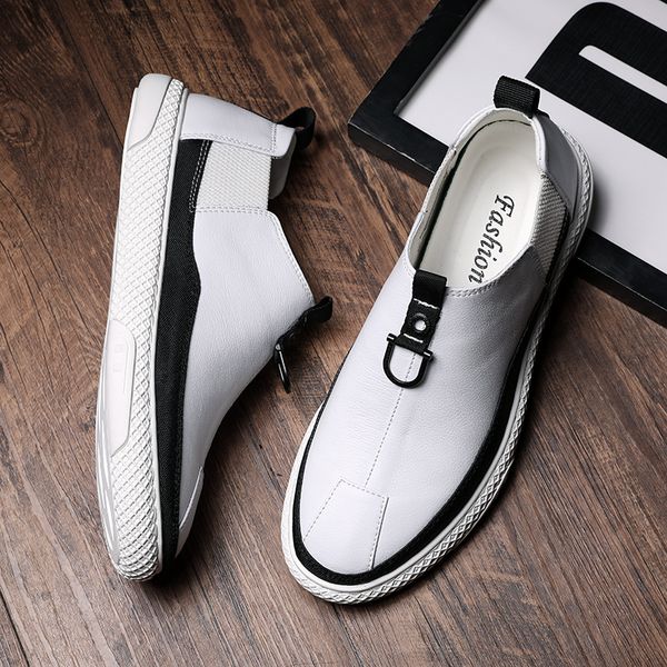 fashion sneakers leather men's shoes solid color work work casual shoes zapatos de hombretenis masculino adulto, Black
fashion sneakers leather men's shoes solid color work work casual shoes zapatos de hombretenis masculino adulto, Black