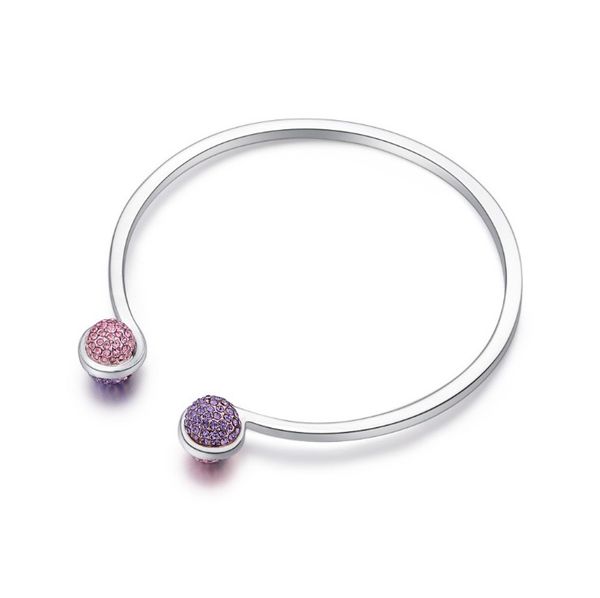 fashion vision trendy bangles with imitation rhodium plated with crystal stainless bangle bracelet model no. ne960, Black
fashion vision trendy bangles with imitation rhodium plated with crystal stainless bangle bracelet model no. ne960, Black