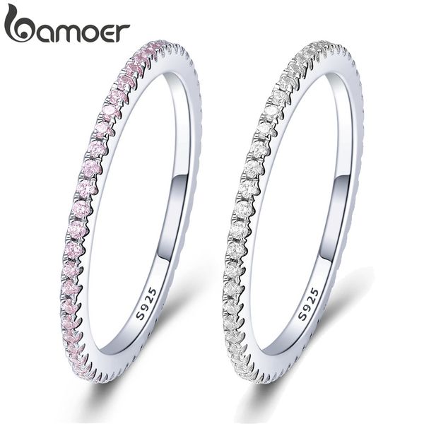 bamoer 2 color clear cz engeagement finger rings for women wedding minimalist simple 925 sterling silver accessories gxr066, Golden;silver
bamoer 2 color clear cz engeagement finger rings for women wedding minimalist simple 925 sterling silver accessories gxr066, Golden;silver