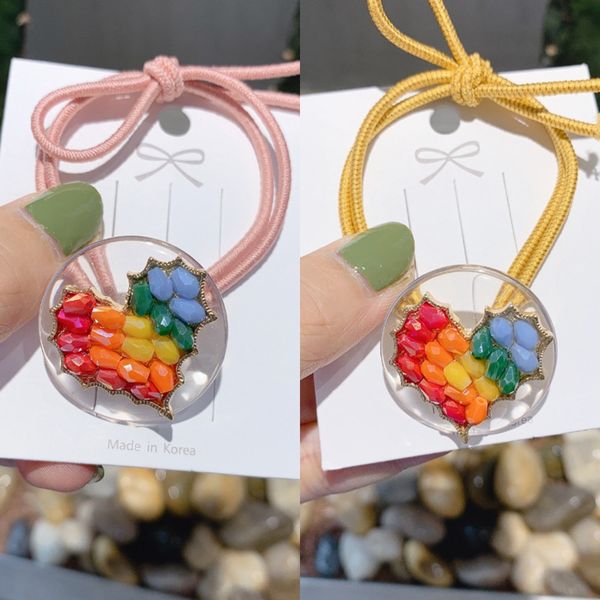 east gate children's accessories colorful rainbow love elegant ring hair headwear hair rope cute headwear head rope, Slivery;white
east gate children's accessories colorful rainbow love elegant ring hair headwear hair rope cute headwear head rope, Slivery;white