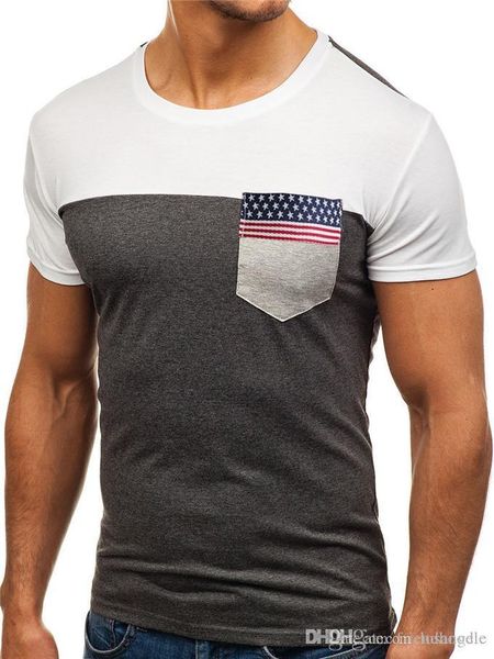 флаг лента карманной мужской tshirts мода лето вокруг шее мужской с коротким рукавом топы каузальных дышащих тройников, White;black
флаг лента карманной мужской tshirts мода лето вокруг шее мужской с коротким рукавом топы каузальных дышащих тройников, White;black