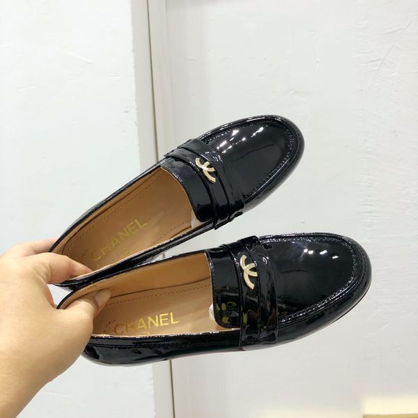 fast shipping version chanl women casual single shoes fashion platform round toe shoes shallow mouth luxury leather single shoes a3, Black
fast shipping version chanl women casual single shoes fashion platform round toe shoes shallow mouth luxury leather single shoes a3, Black
