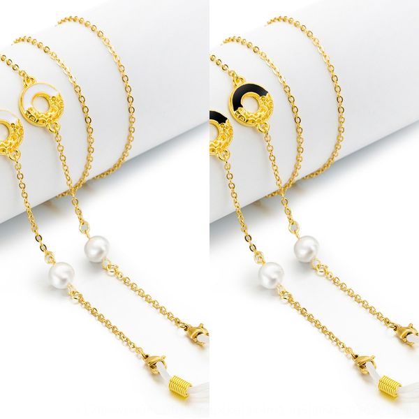 four-color optional metal pearl glasses handmade pearl glasses chain simple anti-skid neck chain lanyard
four-color optional metal pearl glasses handmade pearl glasses chain simple anti-skid neck chain lanyard