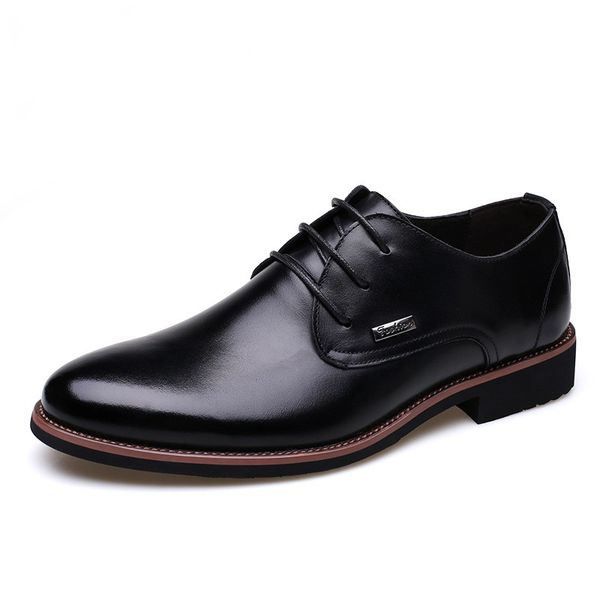 leisure formal shoes men lace up footwear cowskin flat heels multiple occasion loafers businessman traveling shoes zy727, Black
leisure formal shoes men lace up footwear cowskin flat heels multiple occasion loafers businessman traveling shoes zy727, Black