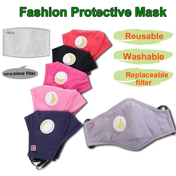 Hot Sale Reusable Mask with 1pcs Filter PM2.5 Breath Valve Anti Dust Cotton Mouth Masks Activated Carbon Filter Respirator washable
Hot Sale Reusable Mask with 1pcs Filter PM2.5 Breath Valve Anti Dust Cotton Mouth Masks Activated Carbon Filter Respirator washable
