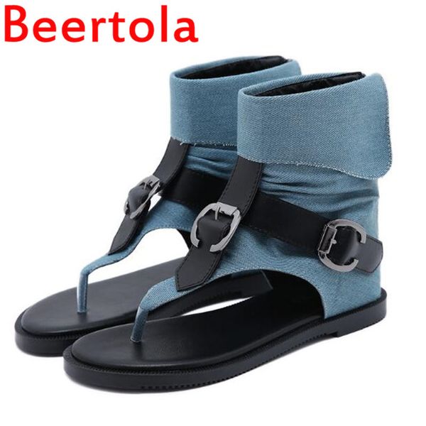 2020 roman high-women sandals shoes ankle straps with clip toe retro denim sandals zapatillas mujer black color summer
2020 roman high-women sandals shoes ankle straps with clip toe retro denim sandals zapatillas mujer black color summer
