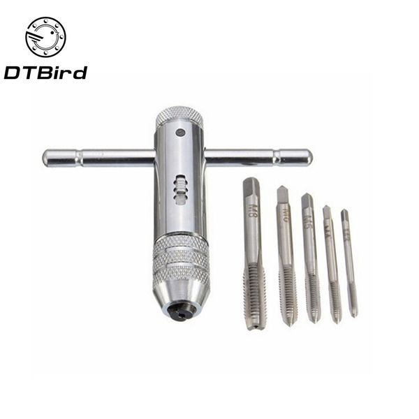 5pcs/set adjustable m3-m8 3-8mm t-handle ratchet taps wrench machine screw thread metric plug tap machinist tools
5pcs/set adjustable m3-m8 3-8mm t-handle ratchet taps wrench machine screw thread metric plug tap machinist tools