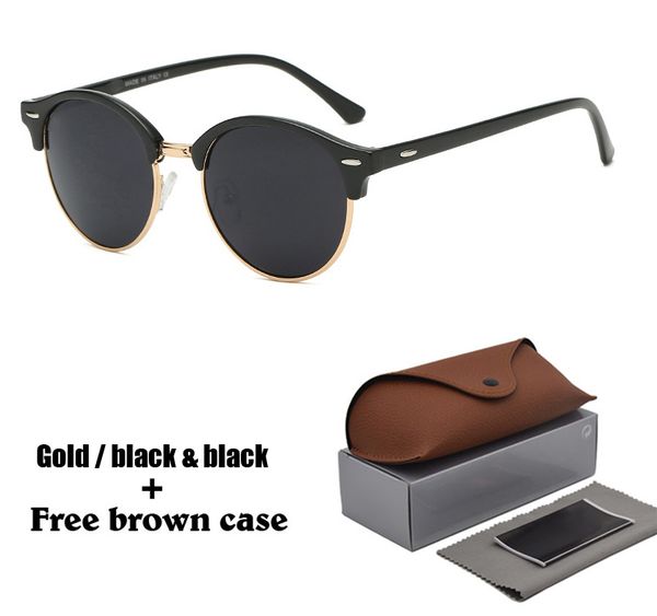 retro round sunglasses women men 2020 new steampunk sun glasses half-metal frame g15 uv400 lens with box and retail accessories, White;black
retro round sunglasses women men 2020 new steampunk sun glasses half-metal frame g15 uv400 lens with box and retail accessories, White;black