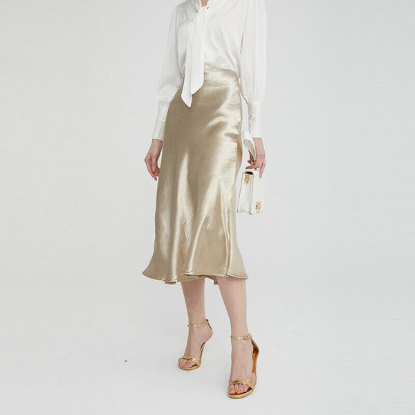 fashion summer new elegant women's silver gold glossy skirts female metallic shiny pvc wet look zipper high waist midi skirt, Black
fashion summer new elegant women's silver gold glossy skirts female metallic shiny pvc wet look zipper high waist midi skirt, Black