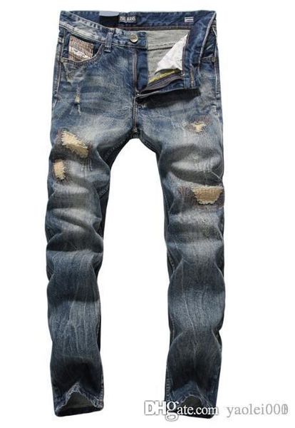 japanese and korean fashion brands hole men's jeans retro old fashion cotton slim straight embroidery patch trousers men, Blue
japanese and korean fashion brands hole men's jeans retro old fashion cotton slim straight embroidery patch trousers men, Blue