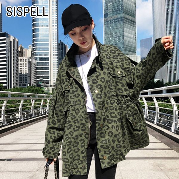 sispell 2019 spring leopard women's jackets female coats stand collar long sleeve loose jacket korean fashion clothes new, Black;brown
sispell 2019 spring leopard women's jackets female coats stand collar long sleeve loose jacket korean fashion clothes new, Black;brown