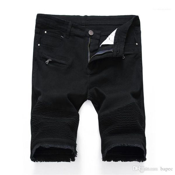 designer regular mens shorts stretch holes mens jean shorts summer straight knee length, Blue
designer regular mens shorts stretch holes mens jean shorts summer straight knee length, Blue