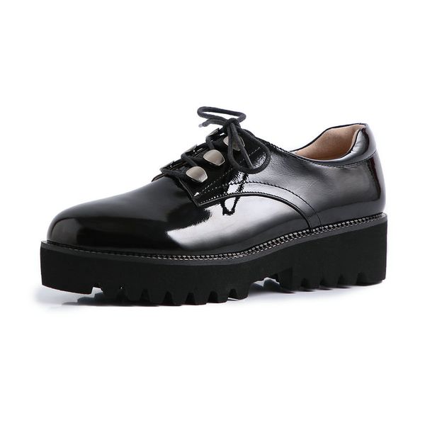 pumps for women genuine leather platform shoes lace-up round toe black casual pumps szie 40
pumps for women genuine leather platform shoes lace-up round toe black casual pumps szie 40