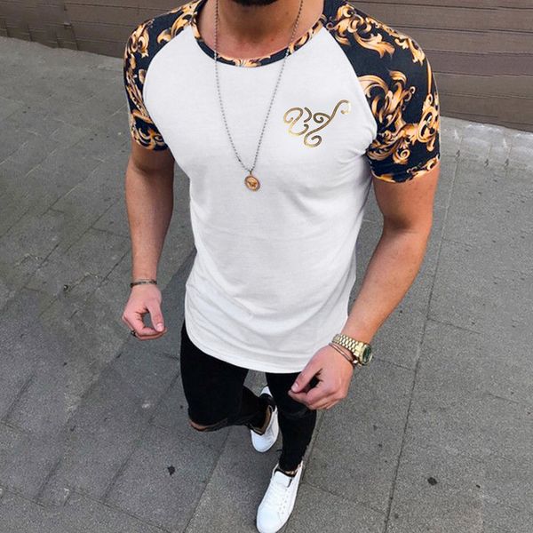 fashion tshirt men's casual slim printed patchwork short sleeve bodybuilding t shirt tee shirt homme 2019 camiseta masculina, White;black
fashion tshirt men's casual slim printed patchwork short sleeve bodybuilding t shirt tee shirt homme 2019 camiseta masculina, White;black