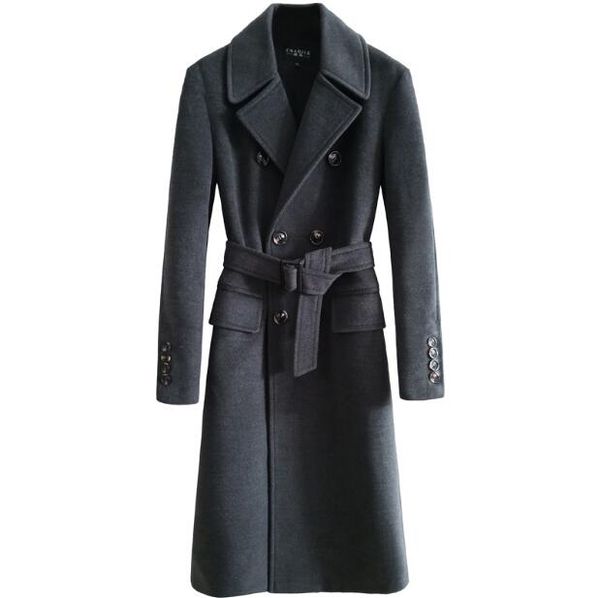2019 autumn and winter new men's windbreaker fashion double-breasted long-sleeved cashmere coat jacket s-6xl, Black
2019 autumn and winter new men's windbreaker fashion double-breasted long-sleeved cashmere coat jacket s-6xl, Black