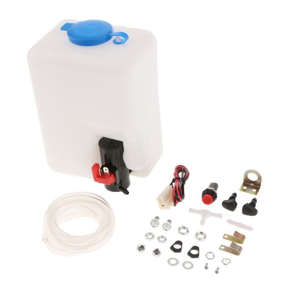 1set washer tank pump bottle kit universal windshield wiper system reservoir 
1set washer tank pump bottle kit universal windshield wiper system reservoir