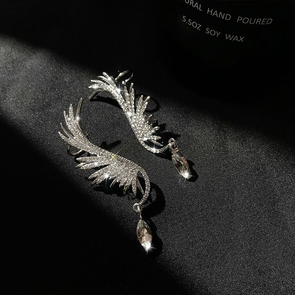 2019 new arrival metal trendy women dangle earrings wing angeless ear drops female korean fashion jewelry, Silver
2019 new arrival metal trendy women dangle earrings wing angeless ear drops female korean fashion jewelry, Silver