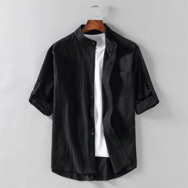 new summer shirts men loose thin cotton short sleeve shirts male fashion stand solid color 4xl 5xl, White;black
new summer shirts men loose thin cotton short sleeve shirts male fashion stand solid color 4xl 5xl, White;black