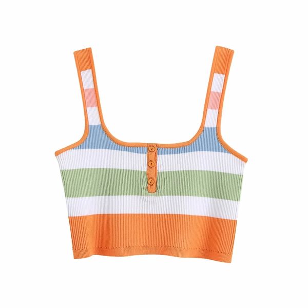 color stripe knitting vest short sweater women crop 2020 new fashion lady slim sleeveless pullover sw755, White;black
color stripe knitting vest short sweater women crop 2020 new fashion lady slim sleeveless pullover sw755, White;black