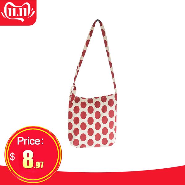 new red wave point slant bag simple and versatile shoulder belt adjustable canvas bag small fresh women's shopping
new red wave point slant bag simple and versatile shoulder belt adjustable canvas bag small fresh women's shopping