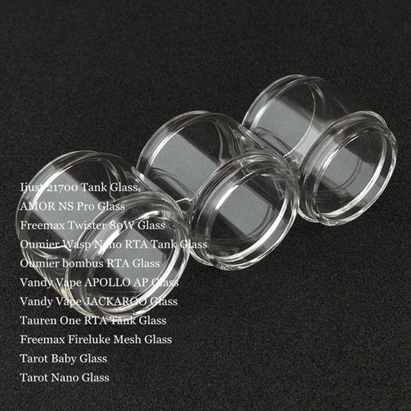 Bulb Bubble Glass for Ijust 21700 AMOR NS Pro Twister Oumier Wasp Nano Bombus APOLLO AP JACKAROO Tauren Fireluke Mesh Tarot Baby DHL
Bulb Bubble Glass for Ijust 21700 AMOR NS Pro Twister Oumier Wasp Nano Bombus APOLLO AP JACKAROO Tauren Fireluke Mesh Tarot Baby DHL